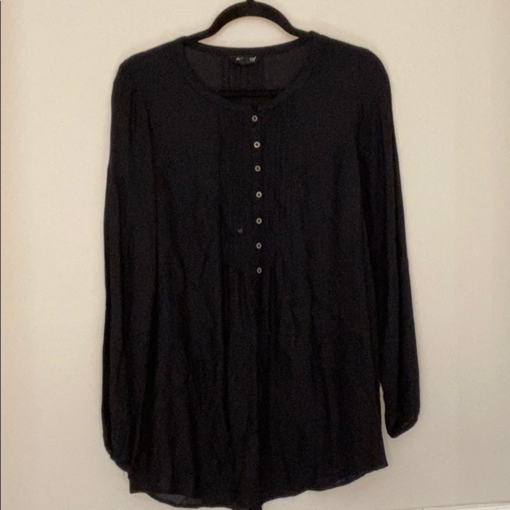 Lucky Brand black blouse